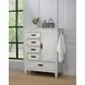 Franco Antique White Mans Door Chest