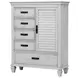 Franco Antique White Mans Door Chest
