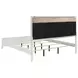 Barzini Gray California King Upholstered Panel Bed