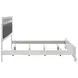 Barzini Gray California King Upholstered Panel Bed