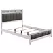 Barzini White Queen Panel Bed