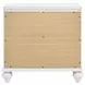 Barzini White Nightstand