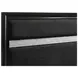 Miranda Black Queen Upholstered Panel Bed