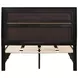 Miranda Black Full Platform Storage Bed