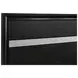 Miranda Black Full Platform Storage Bed