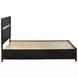 Miranda Black Queen Platform Storage Bed