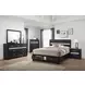 Miranda Black Queen Platform Storage Bed