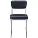 Retro Black Black Dining Chair Set of 2
