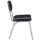 Retro Black Black Dining Chair Set of 2