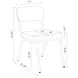 Retro Black Black Dining Chair Set of 2