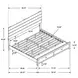 Brantford Barrel Oak King Platform Storage Bed