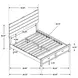 Brantford Barrel Oak Queen Platform Storage Bed