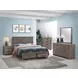 Brantford Barrel Oak Queen Platform Storage Bed