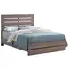 Brantford Barrel Oak Queen Panel Bed