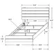 Brantford Barrel Oak Queen Panel Bed