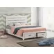 Brantford Coastal White Queen Platform Storage Bed