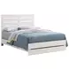 Brantford Coastal White Queen Panel Bed