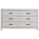 Brantford Coastal White Dresser