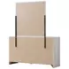 Brantford Coastal White 6 Drawer Dresser with Mirror
