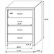 Brantford Coastal White Chest
