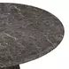 Cynthia Dark Emperador Outdoor Round Side Table