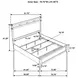 Hazlewood Vineyard Oak King Panel Bed
