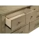 Hazlewood Vineyard Oak 6 Drawer Dresser