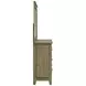 Hazlewood Vineyard Oak 6 Drawer Dresser with Mirror