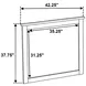 Hazlewood Vineyard Oak Rectangular Dresser Mirror