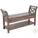 Golden Hearth Buckskin 48" Accent Storage Bench