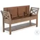 Golden Hearth Buckskin 48" Accent Storage Bench