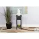 Seabright Black Rectangular Chair Side Table with Drawer