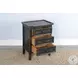 Seabright Black Rectangular End Table with Drawer