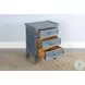 Seabright Blue Rectangular End Table with Drawer