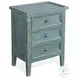 Seabright Green Rectangular End Table with Drawer