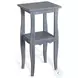 Seabright Blue Rectangular End Table