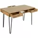 Rollins Natural 5 Piece Counter Height Dining Set with Storage USB Charging