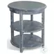 Seabright Blue Round Side Table