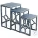 Seabright Blue Square Nesting Table