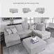 Gabyleigh Nickel Performance Fabric Storage Ottoman