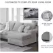 Gabyleigh Nickel 2 Piece Performance Fabric Sectional with LAF Chaise