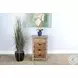 Cozy Luxe Natural Beach Pebble Rectangular Storage Table