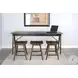 Autumn Echo Coffee Bean Saddle Seat Counter Height Stool