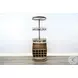 Hearthwood Haven Natural Swivel Barrel Bar