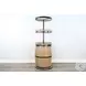 Hearthwood Haven Natural Swivel Barrel Bar