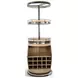 Hearthwood Haven Natural Swivel Barrel Bar