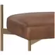 Astellan Bravo Cognac Upholstered Dining Chair Set of 2