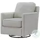 Hogan Poof Cotton Swivel Glider