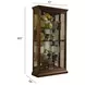 Edwardian Two Way Sliding Door Curio