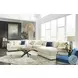 Lindyn Ivory 6 Piece Sectional with RAF Chaise